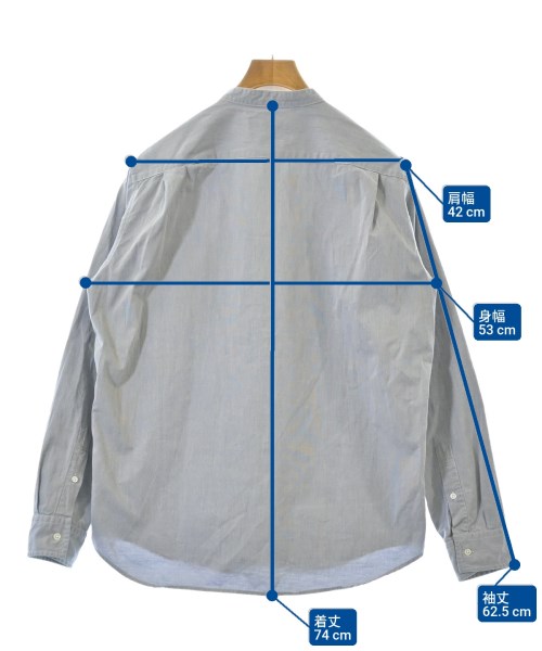 green label relaxing（グリーンレーベルリラクシング）カジュアルシャツ グレー サイズ:L メンズ/2200667606050