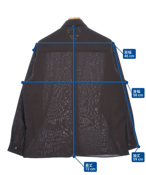 green label relaxing（グリーンレーベルリラクシング）カジュアルシャツ 茶 サイズ:S メンズ/2200664133160