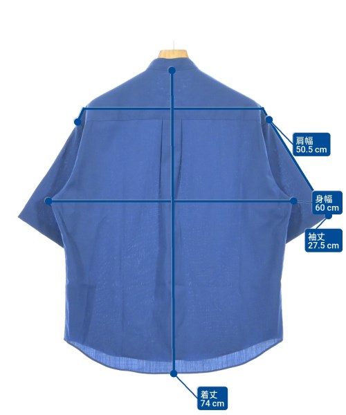 green label relaxing（グリーンレーベルリラクシング）カジュアルシャツ 青 サイズ:S メンズ/2200664133184