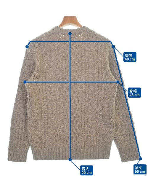 green label relaxing（グリーンレーベルリラクシング）ニット・セーター ベージュ サイズ:M メンズ/2200669481044