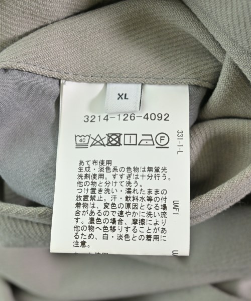 green label relaxing（グリーンレーベルリラクシング）スラックス グレー サイズ:XL メンズ/2200666871039