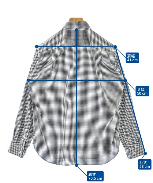 green label relaxing（グリーンレーベルリラクシング）カジュアルシャツ 黒 サイズ:S メンズ/2200663401017