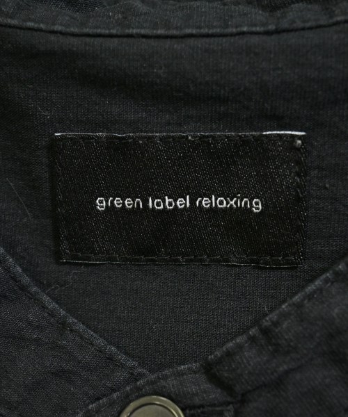 green label relaxing（グリーンレーベルリラクシング）カジュアルシャツ 黒 サイズ:L メンズ/2200672015076