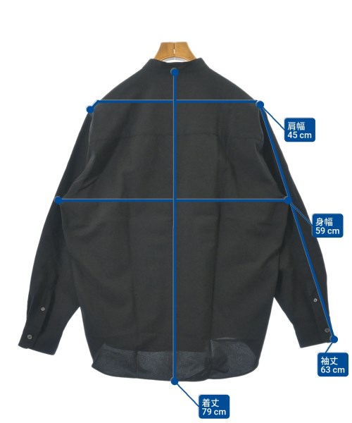 green label relaxing（グリーンレーベルリラクシング）カジュアルシャツ 黒 サイズ:L メンズ/2200672015083