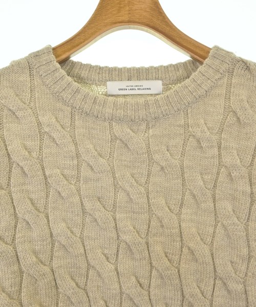 green label relaxing（グリーンレーベルリラクシング）ニット・セーター ベージュ サイズ:L メンズ/2200672015113