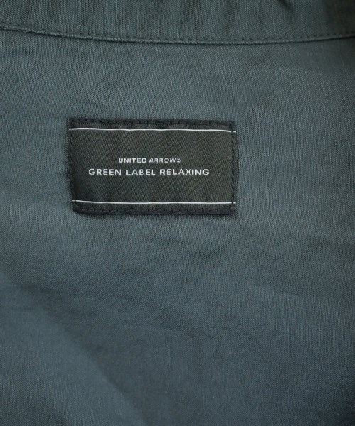 green label relaxing（グリーンレーベルリラクシング）カジュアルシャツ 緑 サイズ:L メンズ/2200731041091
