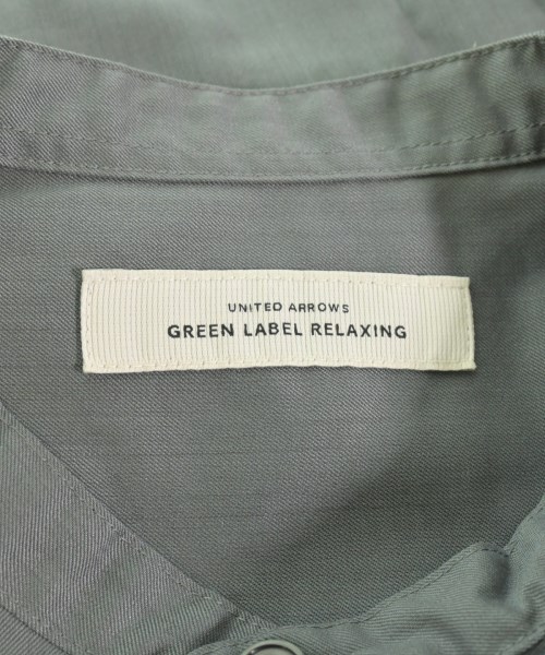 green label relaxing（グリーンレーベルリラクシング）カジュアルシャツ グレー サイズ:S メンズ/2200726029073