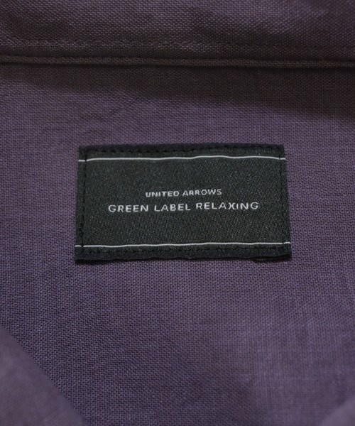 green label relaxing（グリーンレーベルリラクシング）カジュアルシャツ 紫 サイズ:L メンズ/2200682392068