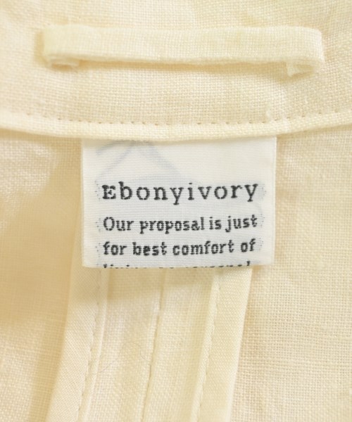 Ebonyivory（エボニーアイボリー）チェスターコート 白 サイズ:F レディース/2200645555134