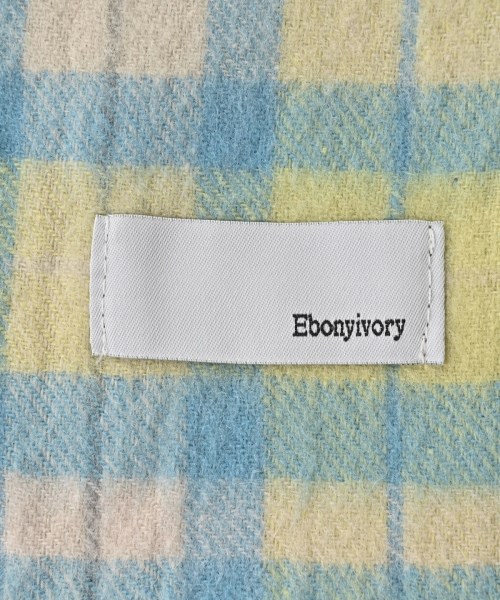 Ebonyivory（エボニーアイボリー）ストール 青 サイズ:- レディース/2200681596078