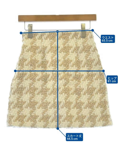 DEICY（デイシー）ミニスカート 白 サイズ:F レディース/2200619741075