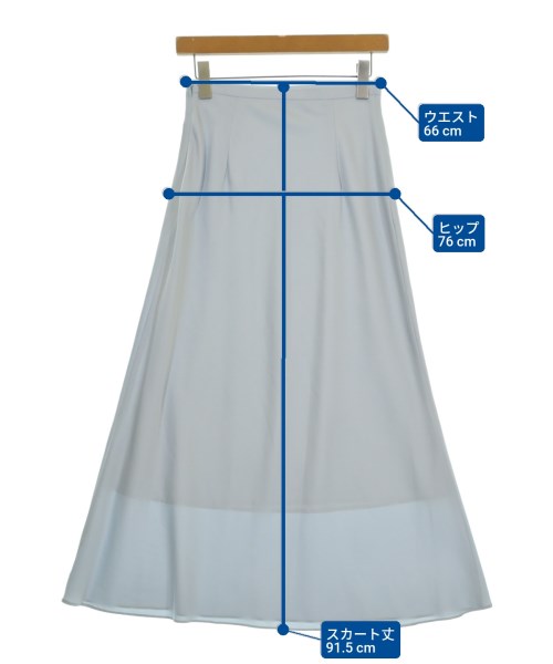 DEICY（デイシー）ロング・マキシ丈スカート 青 サイズ:0(XS位) レディース/2200651174107