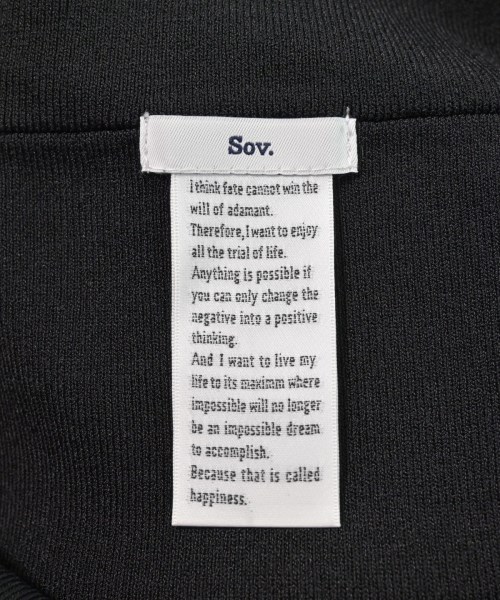 SOV.（ソブ）ベスト/ノースリーブ 黒 サイズ:F レディース/2200616851074