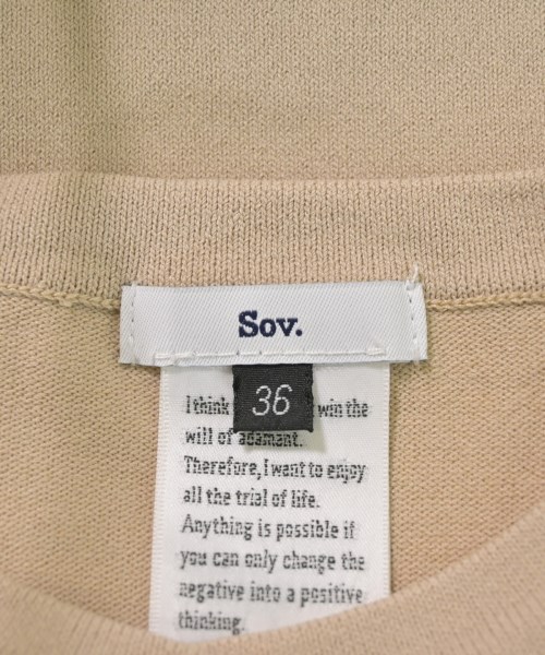 SOV.（ソブ）カーディガン ベージュ サイズ:36(S位) レディース/2200621775181
