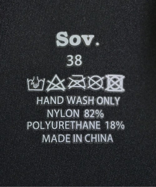 SOV.（ソブ）Tシャツ・カットソー 黒 サイズ:38(M位) レディース/2200610089053