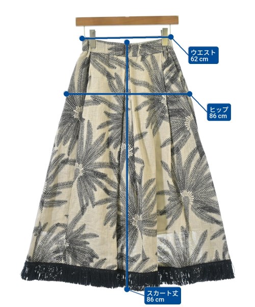 SOV.（ソブ）ロング・マキシ丈スカート ベージュ サイズ:36(S位) レディース/2200618302031