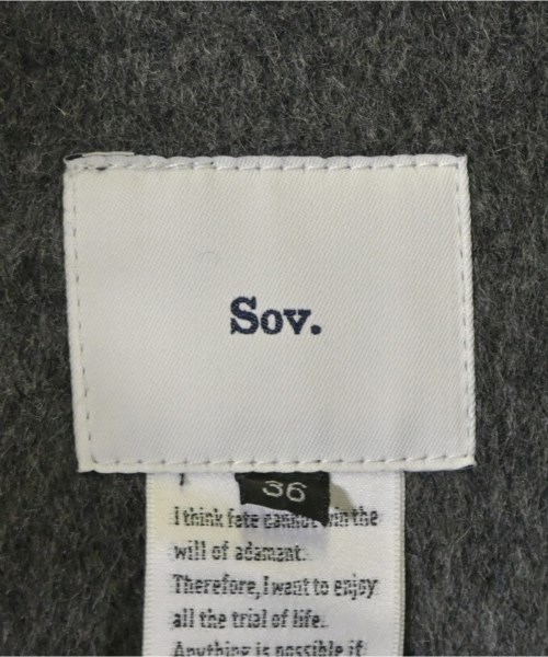 SOV.（ソブ）その他 グレー サイズ:36(S位) レディース/2200668492034