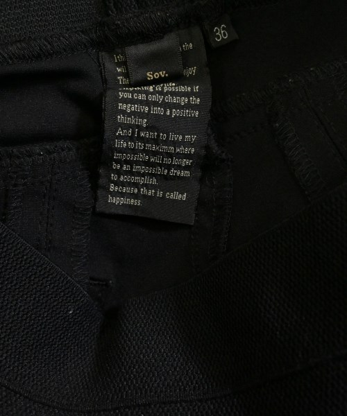 SOV.（ソブ）その他 黒 サイズ:36(S位) レディース/2200673895141