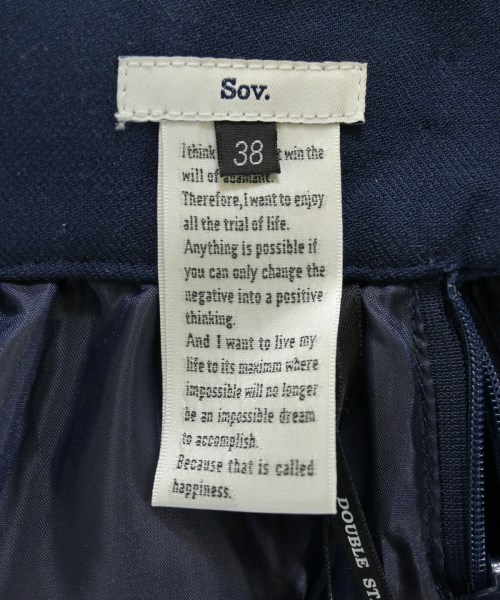 SOV.（ソブ）ロング・マキシ丈スカート 紺 サイズ:38(M位) レディース/2200674874114