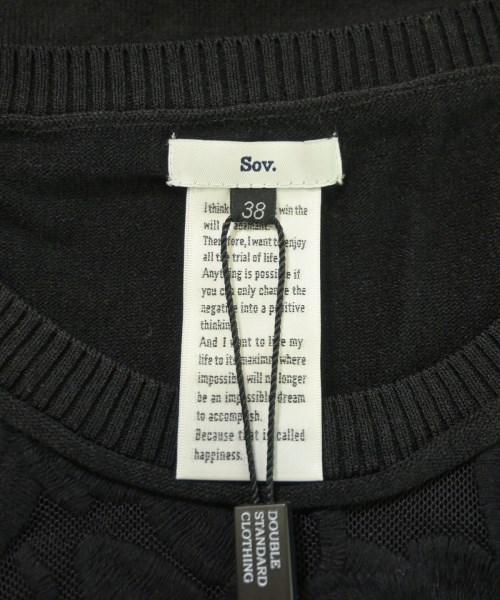 SOV.（ソブ）ベスト/ノースリーブ 黒 サイズ:38(M位) レディース/2200655567202