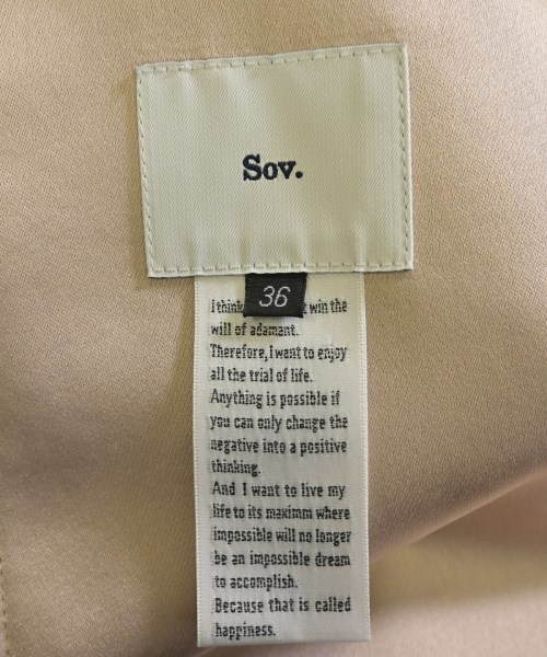 SOV.（ソブ）その他 ベージュ サイズ:36(S位) レディース/2200661917022