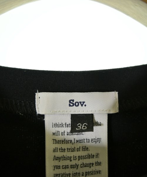 SOV.（ソブ）Tシャツ・カットソー 黒 サイズ:36(S位) レディース/2200711665040