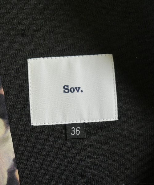 SOV.（ソブ）テーラードジャケット 茶 サイズ:36(S位) レディース/2200646089584