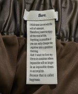 SOV.（ソブ）ロング・マキシ丈スカート 茶 サイズ:36(S位) レディース/2200647787052