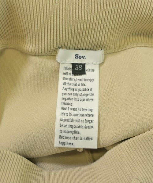 SOV.（ソブ）その他 ベージュ サイズ:38(M位) レディース/2200639886084