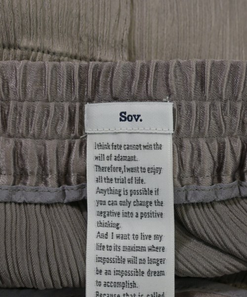 SOV.（ソブ）その他 グレー サイズ:36(S位) レディース/2200639303024