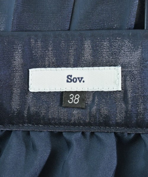 SOV.（ソブ）ロング・マキシ丈スカート 紺 サイズ:38(M位) レディース/2200641204081