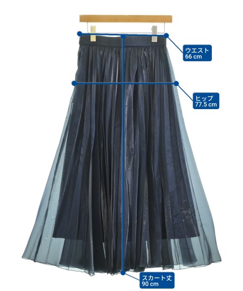 SOV.（ソブ）ロング・マキシ丈スカート 紺 サイズ:38(M位) レディース/2200641204081