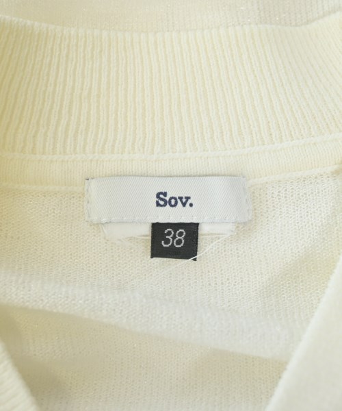 SOV.（ソブ）カーディガン 白 サイズ:38(M位) レディース/2200657343040