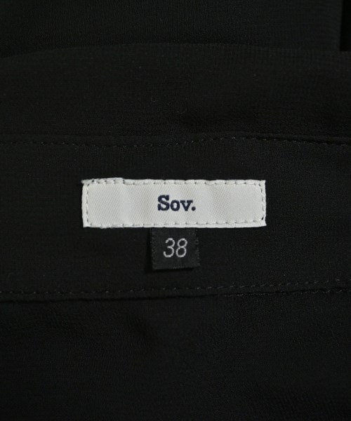 SOV.（ソブ）ブラウス 黒 サイズ:38(M位) レディース/2200657343101