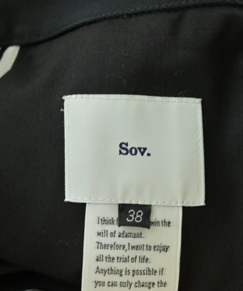 SOV.（ソブ）トレンチコート 黒 サイズ:38(M位) レディース/2200668513104