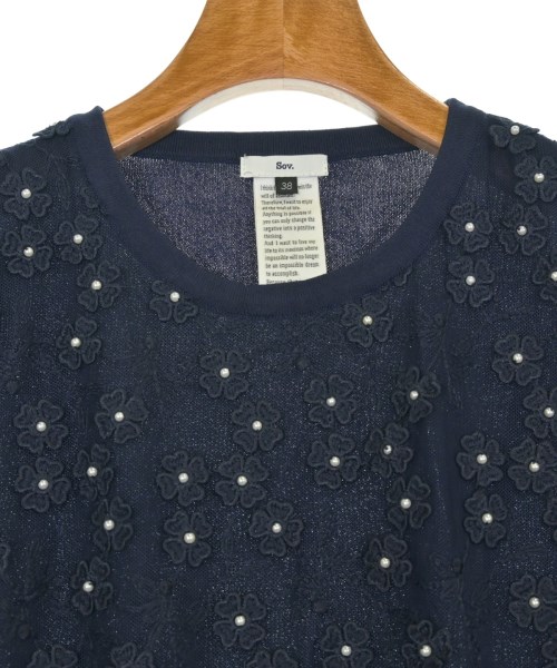 SOV.（ソブ）ベスト/ノースリーブ 紺 サイズ:38(M位) レディース/2200669412048