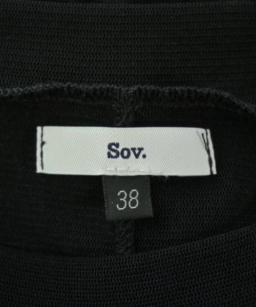 SOV.（ソブ）Tシャツ・カットソー 黒 サイズ:38(M位) レディース/2200682761697