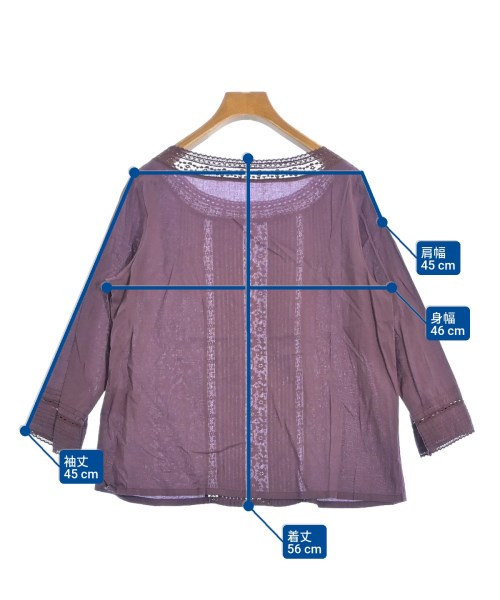 ADIEU TRISTESSE（アデュートリステス）ブラウス 紫 サイズ:-(M位) レディース/2200615882116