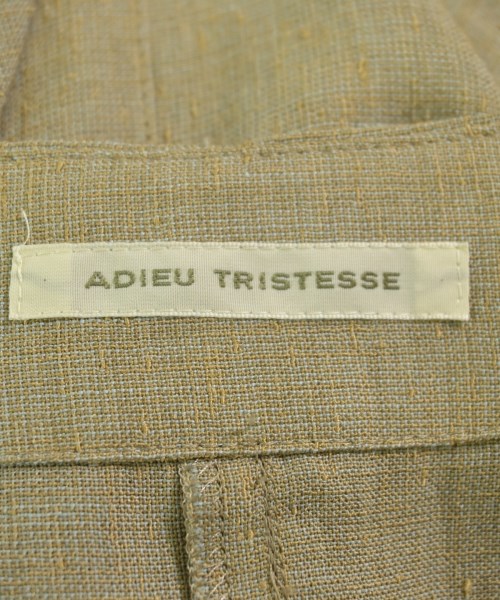 ADIEU TRISTESSE（アデュートリステス）ノーカラージャケット ベージュ サイズ:38(M位) レディース/2200705643221