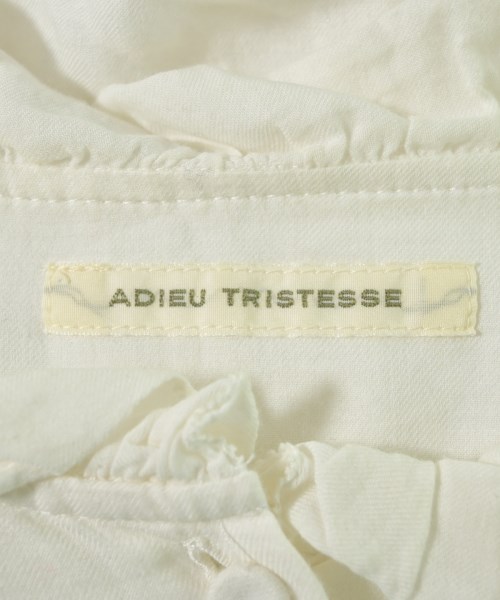 ADIEU TRISTESSE（アデュートリステス）ブラウス 白 サイズ:F レディース/2200722971062