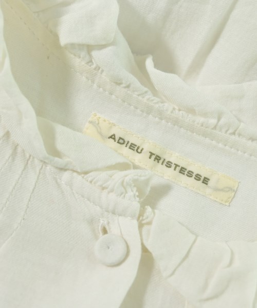 ADIEU TRISTESSE（アデュートリステス）ブラウス 白 サイズ:F レディース/2200722971062