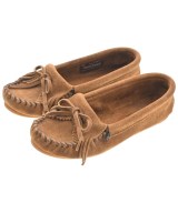 MINNETONKA（ミネトンカ）モカシン/デッキシューズ 茶 サイズ:US5 1/2(22.5cm位) レディース/2200634077029