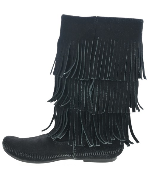 MINNETONKA（ミネトンカ）ブーツ 黒 サイズ:US8(25cm位) レディース/2200629363014