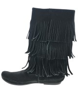MINNETONKA（ミネトンカ）ブーツ 黒 サイズ:US8(25cm位) レディース/2200629363014