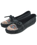 MINNETONKA（ミネトンカ）モカシン/デッキシューズ 黒 サイズ:US7(24cm位) レディース/2200609853672