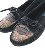 MINNETONKA（ミネトンカ）モカシン/デッキシューズ 黒 サイズ:US7(24cm位) レディース/2200609853672
