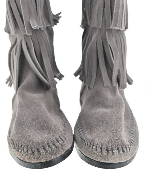 MINNETONKA（ミネトンカ）ブーツ グレー サイズ:US7(24cm位) レディース/2200614819021