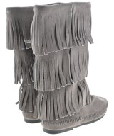 MINNETONKA（ミネトンカ）ブーツ グレー サイズ:US7(24cm位) レディース/2200614819021