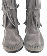 MINNETONKA（ミネトンカ）ブーツ グレー サイズ:US7(24cm位) レディース/2200614819021