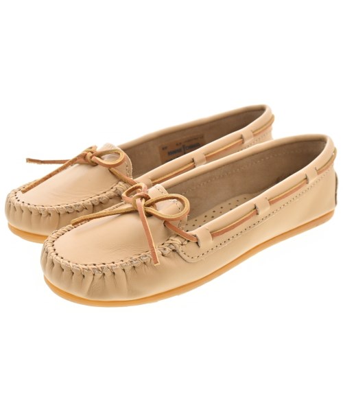 MINNETONKA(ミネトンカ)モカシン/デッキシューズ ベージュ サイズ:US6 1/2(23.5cm位)/2200669421026